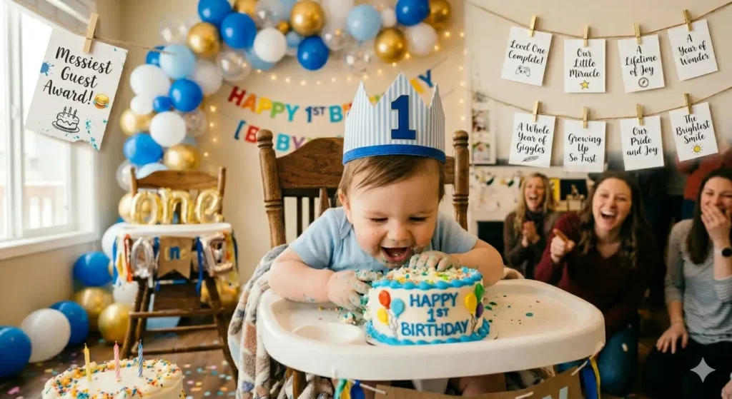 Funny 1st Birthday Wishes for Baby Boy😂