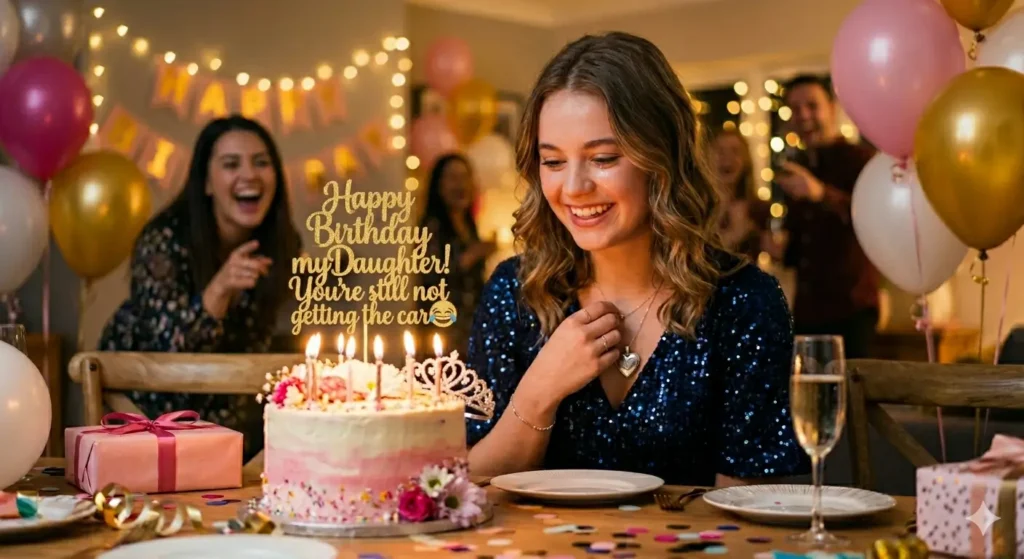 Funny Birthday Wishes for Daughter😂 