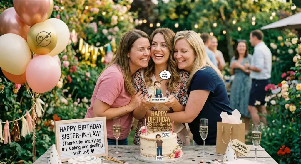 Funny Happy Birthday Wishes for Sister in Law😂