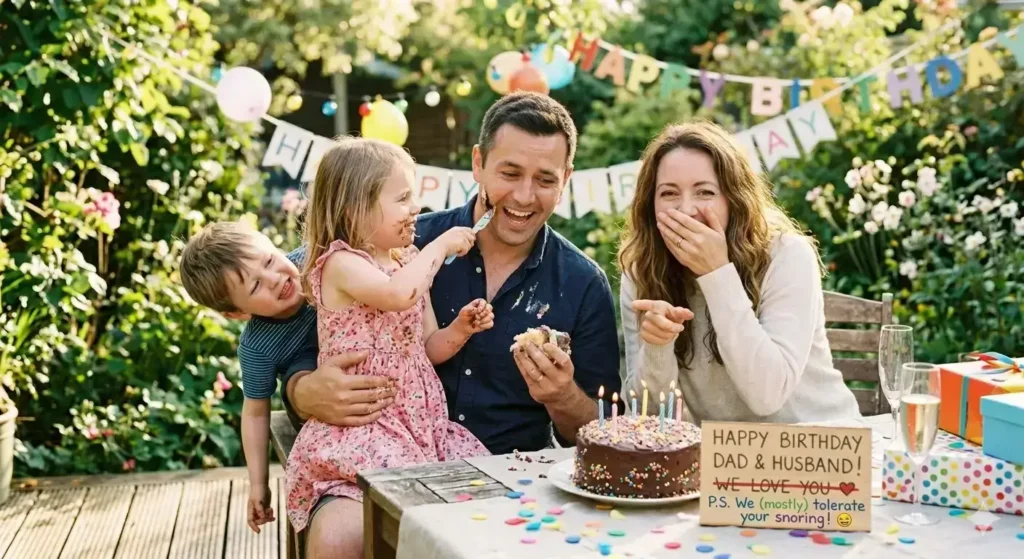 Funny Heart Touching Birthday Wishes for Husband and Father😂
