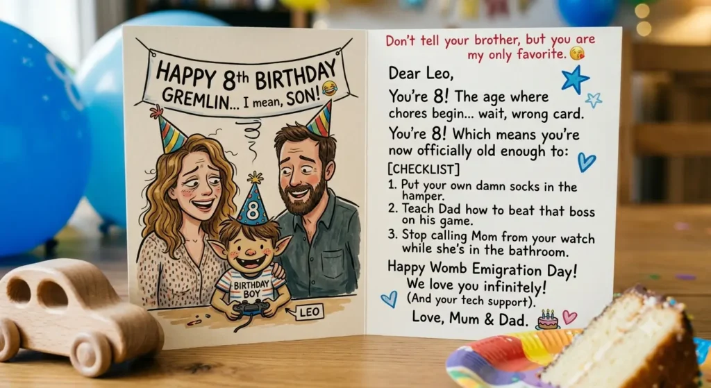 Funny Special Son Birthday Wishes😂 