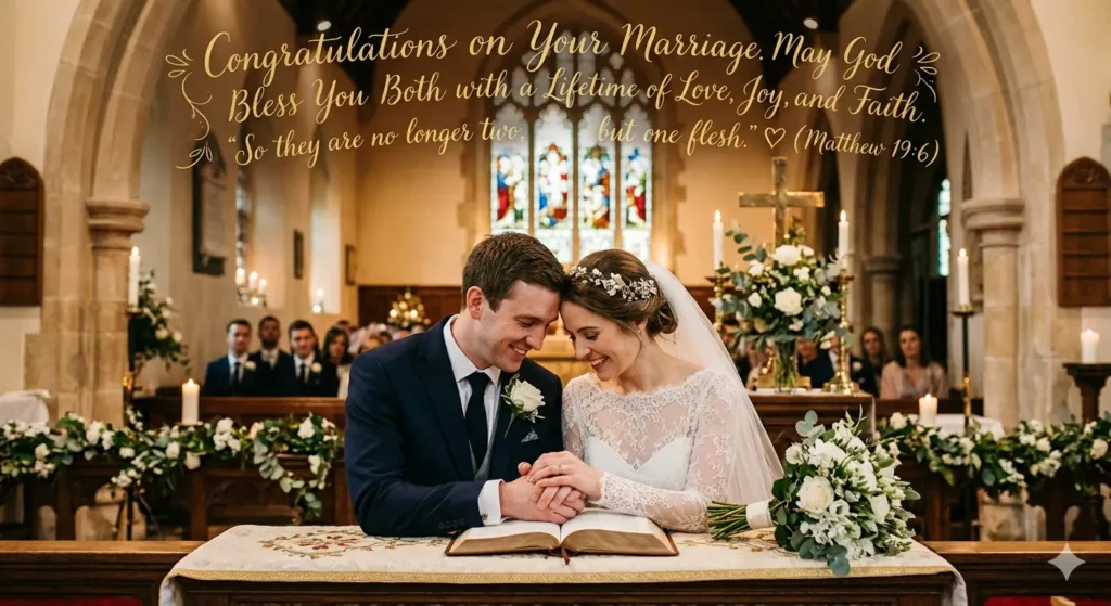 Heartfelt Religious Wedding Wishes❤️