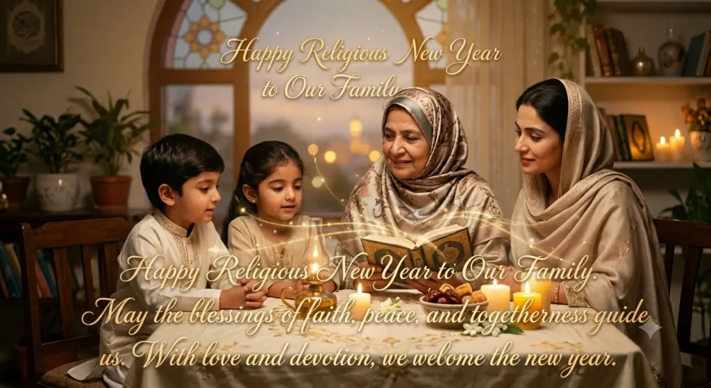 Religious New Year Wishes for Family😊