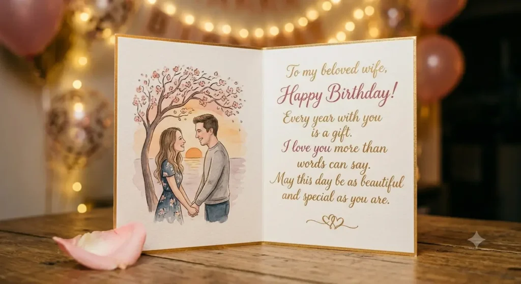 Romantic Wife Birthday Wishes💖 