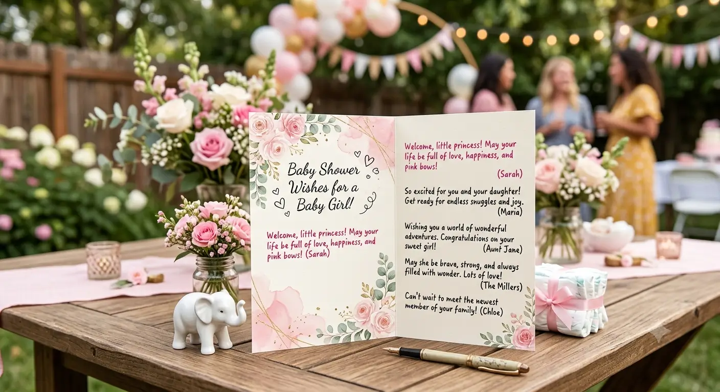 baby shower wishes for a girl