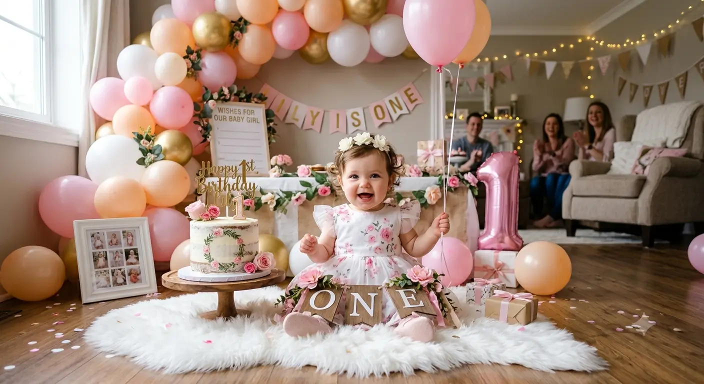first birthday wishes for girl