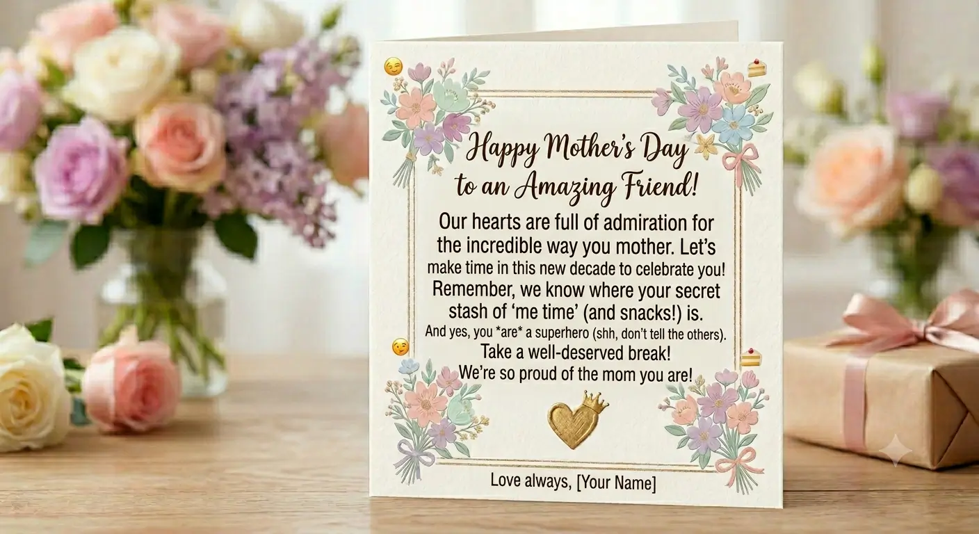 mothers day wishes to a friend