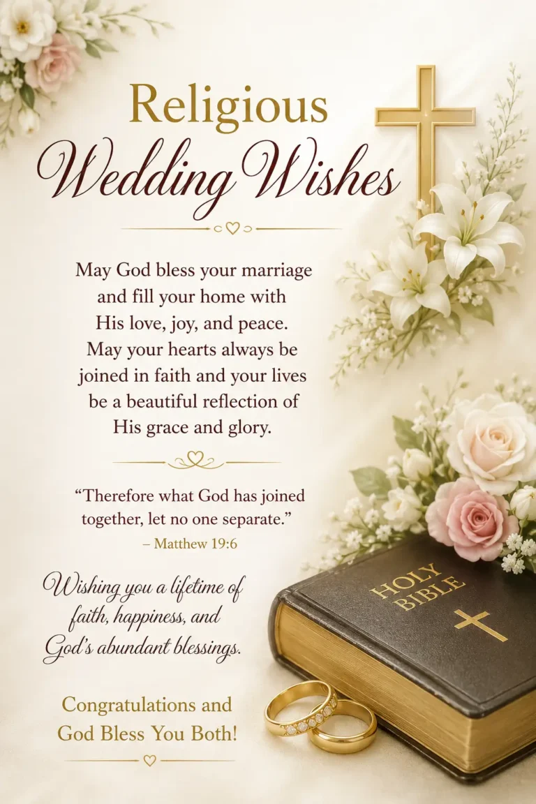 religious wedding wishes